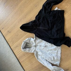 Women’s cropped scuba size 10 | White and black combo